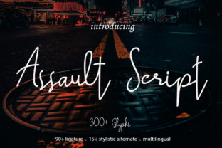 Assault Script: A Bold Font for Authentic Design