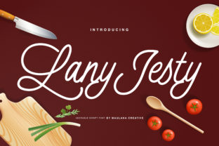 Authentic Handcrafted Style: Exploring Lany Jesty Script
