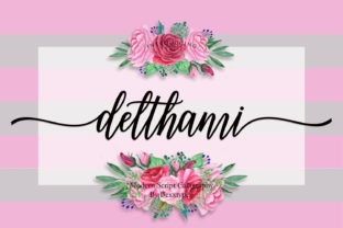 Delthami Script: Crafting with Modern Handwritten Elegance