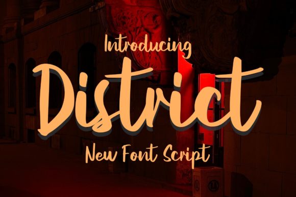 District Script: The Confident Typeface for Modern Brands