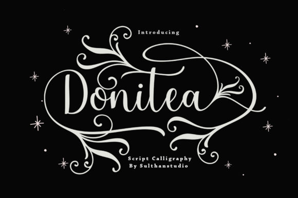 Donitea Script: A Modern Calligraphic Font for Designers