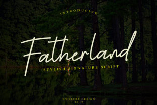 Fatherland Script: The Authentic Handwritten Typeface for Modern Design