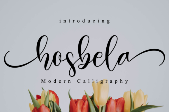Hosbela Script: A Handwritten Font for Elegant, Modern Branding