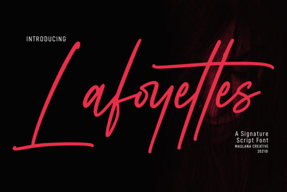 Lafoyettes Script: The Handwritten Font for Authentic Branding