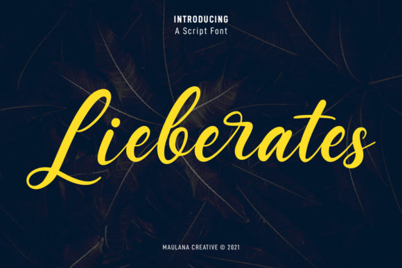 Lieberates Script: A Modern Handwritten Font for Creative Projects