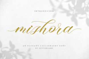 Mishora Script: Where Romantic Swashes Meet Modern Design