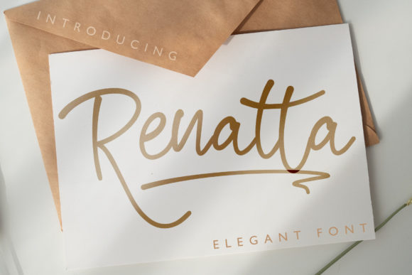 Renatta Script: A Vintage Font for Modern Branding