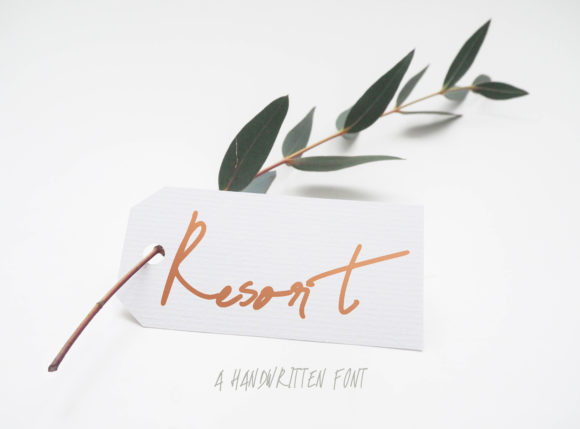 Resort Script: A Handwritten Font That Transforms Design Projects