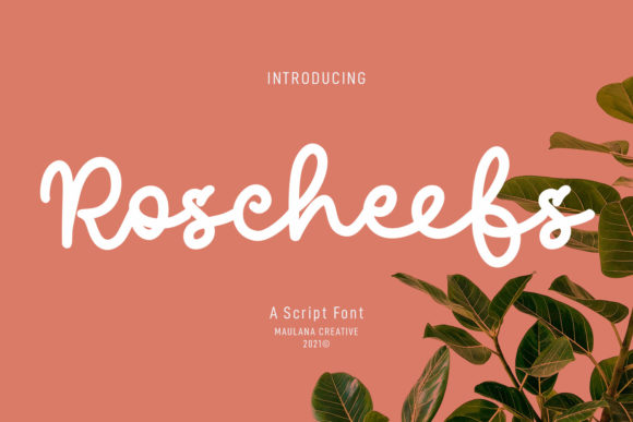 Roscheefs Script: Elevating Design with Elegant Typography