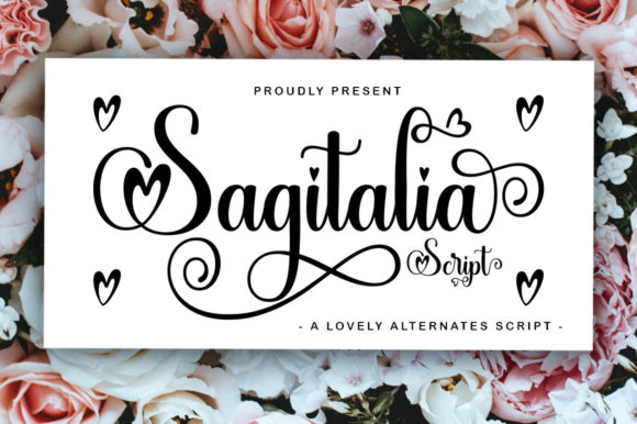 Sagitalia Script: Where Handwritten Charm Meets Modern Design