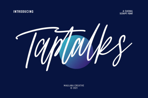 Taptalks Script: A Fresh Take on Casual Typography