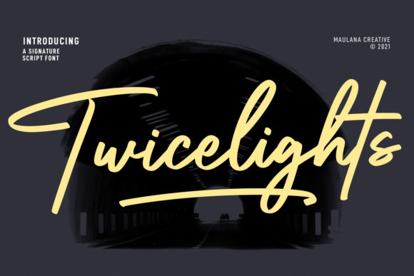 Twicelights Signature Script: A Font with Authentic Flair